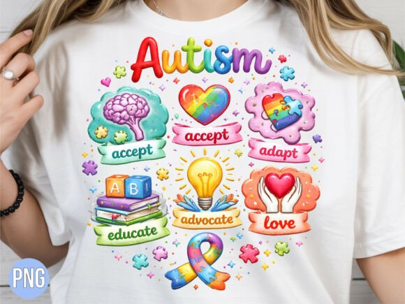 Elevating Neurodiversity Awareness Through Premium Digital Design: The Power of the Brain Lightbulb Advocate Autism PNG