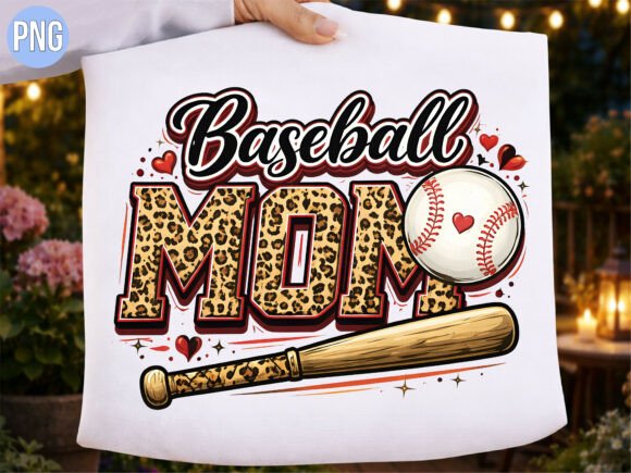 Evaluating the Baseball Mom Leopard Print Sports PNG for Creative Projects