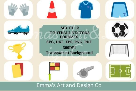 Football SVG Bundle, Sports Set, Soccer: The Ultimate Resource for DIY Creators