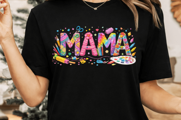 Hand Painted Mama PNG: A Guide to T-Shirt Sublimation and Digital Design