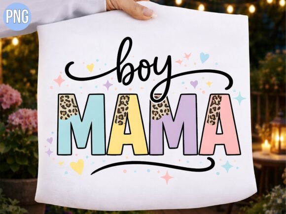 Leopard Print Boy Mama Pastel Hearts PNG: A Versatile Design for Modern Creators