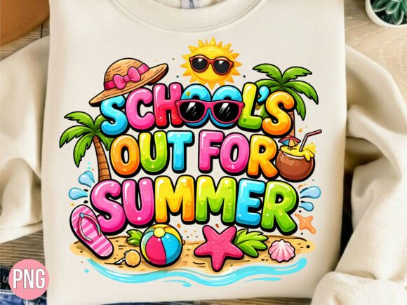 Schools Out for Summer Beach Fun PNG: A Guide to High-Quality Digital Design