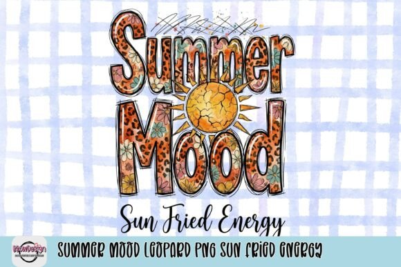 Summer Mood Leopard PNG Sun Fried Energy: Elevate Your Creative Projects with Vibrant Design