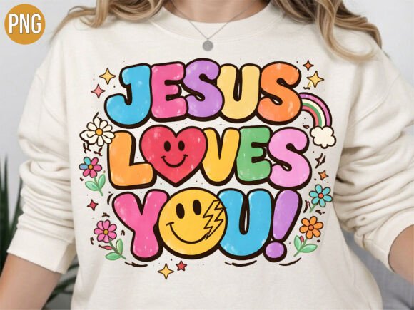 Understanding the Jesus Loves You Smiley Christian T-Shirt Design for Creative Projects