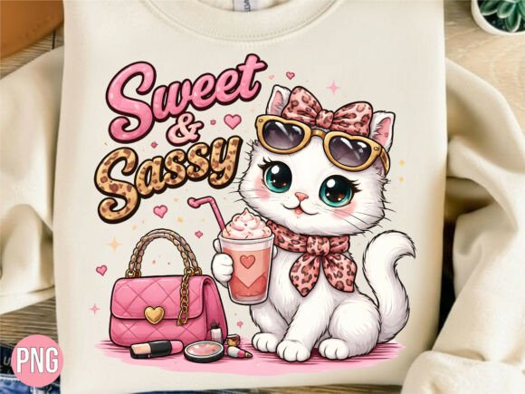 Unleash Creativity with the Sweet and Sassy Leopard Print Cat PNG